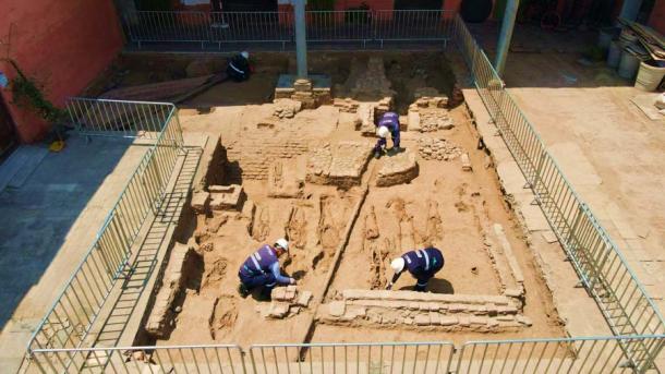 The Spanish Peruvian hospital site, which was first constructed 20 years after Pizarro had conquered the Incas, has revealed 42 Spanish syphilis patients’ remains and numerous artifacts. (Municipalidad de Lima)