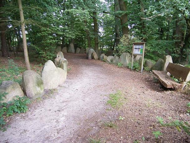 The Sachsenhain memorial to the massacre in Verden an der Aller, Germany.