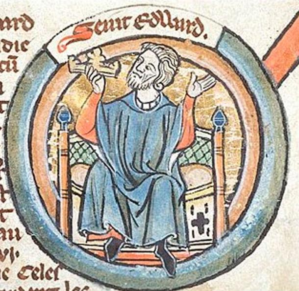 Saint Edward the Confessor whom Edward was named after.