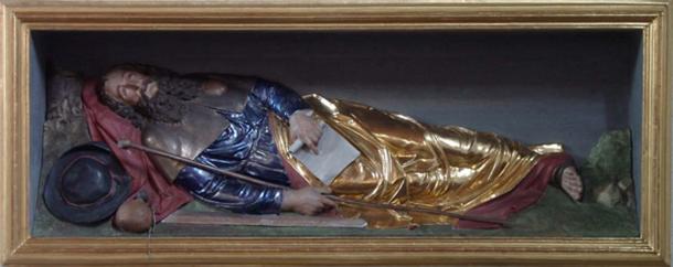 Saint James the Elder with Pilgrim Hat and Staff