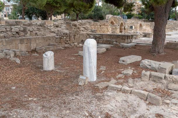 Saint Paul’s Pillar is the larger of the two standing pillars