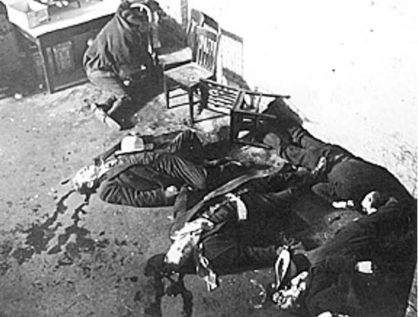 La foto de la masacre del día de San Valentín finalmente obligó a las fuerzas del orden público a tomar medidas contra Al Capone 