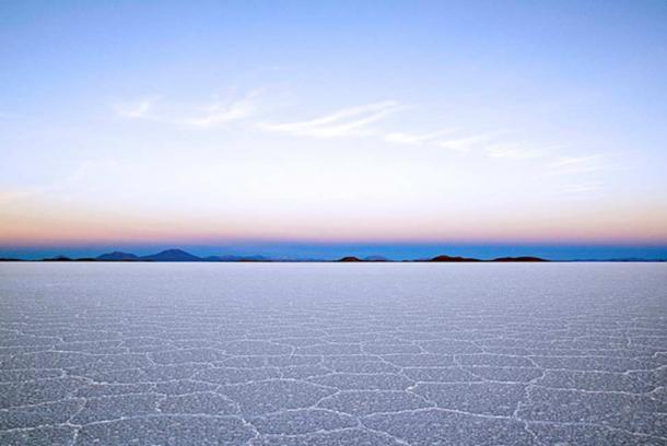 “Salar de Uyuni is part of the Altiplano of Bolivia in South America. The Altiplano is a high plateau, which was formed during uplift of the Andes mountains. The plateau includes fresh and saltwater lakes as well as salt flats.”