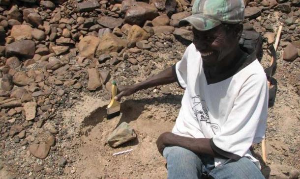 Sammy Lokorodi, a fossil and artifact hunter in Kenya's northwestern desert, led the way to the discovery of 3.3 million-year-old tools.