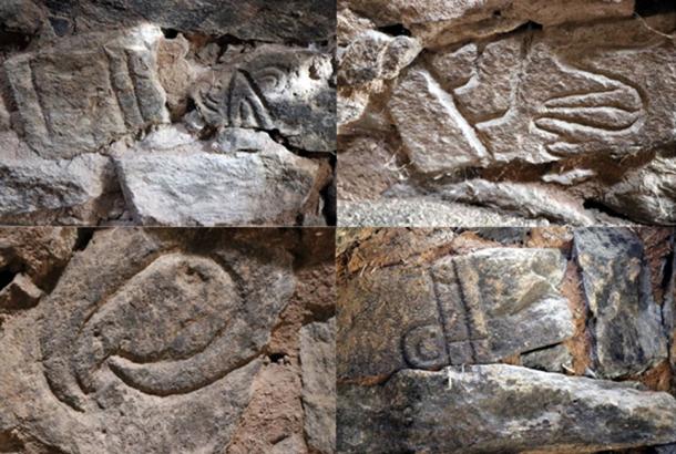Sampling of the ancient barn carvings recently discovered in Turkey. (Yücel Şenyurt)