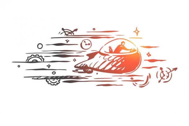 Scientists have long been curious as to the possibility of time travel. (drawlab19 / Adobe Stock)