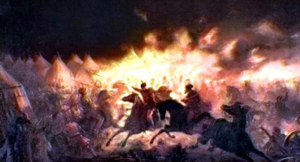 Scorched earth tactics, or burning anything useful to the enemy while withdrawing, was an effective military strategy.