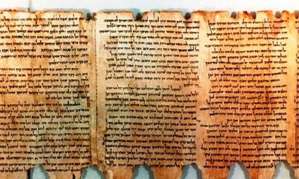 Then Sea scrolls are a collection of psalms and hymns, comprising parts of forty-one biblical psalms. (CC BY-NC-SA 2.0)