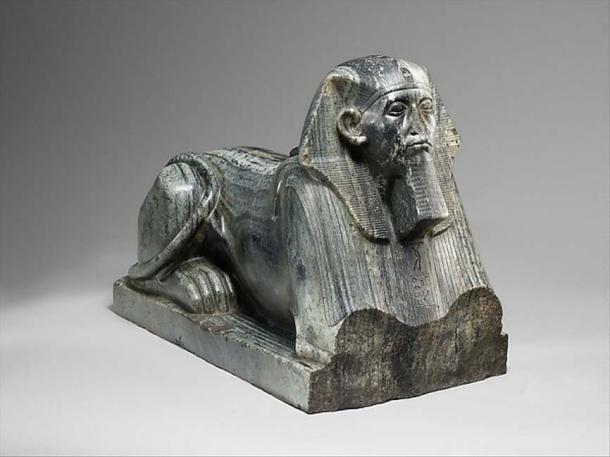 Senwosret III as a Sphinx, circa 1878–1840 BC from Egypt, possibly Upper Egypt 
