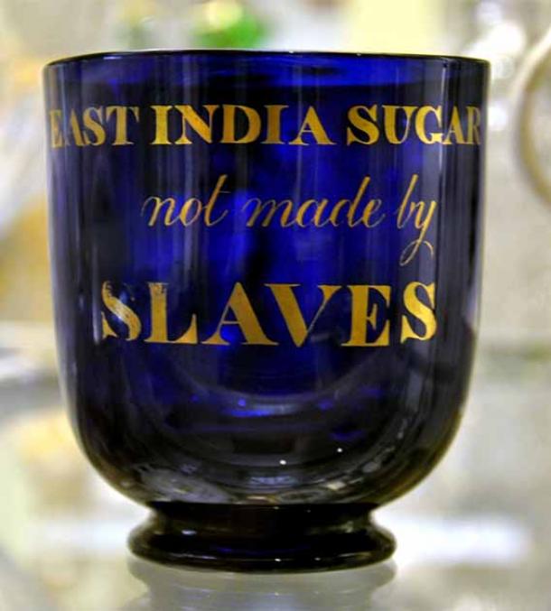 Serving sugar in East India Sugar “not made by slaves” sugar bowls became popular from around 1820 to 1830. (Public domain)