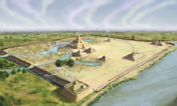 Settlement sites were very carefully selected. An artists conception of the Troyville Earthworks, the site for the Troyville culture in Catahoula Parish, Louisiana. (CC BY-SA 3.0)