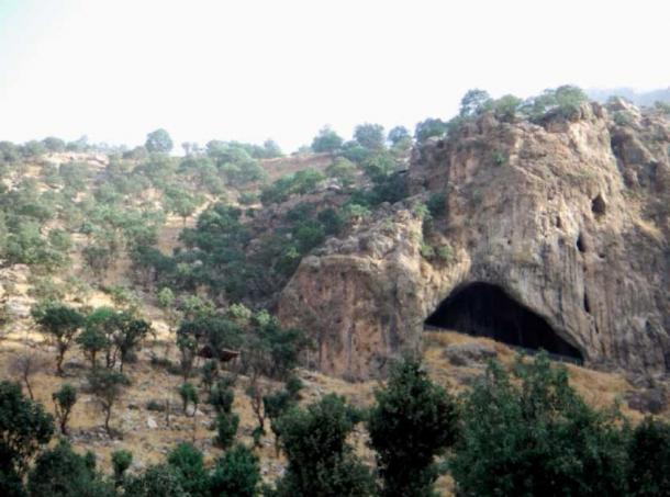 View of Shanidar Cave (Christ Hunt/Antiquity Publications Ltd)