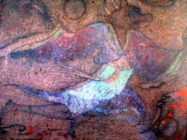 Shennong depicted in a more bovine and less humanistic version in an ancient Korean tomb mural.