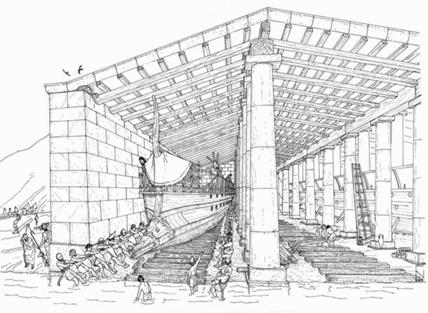 Ancient Naval Base Discovered Underwater Near Athens | Ancient Origins