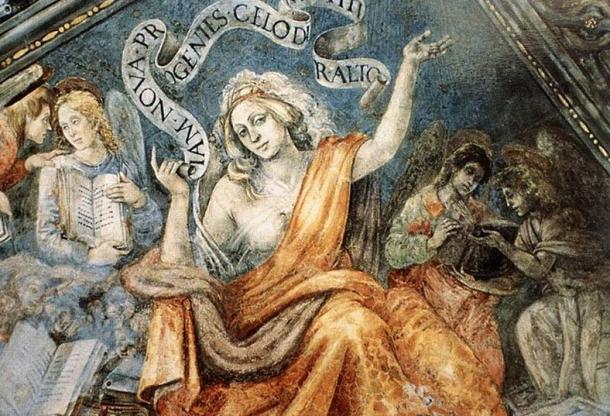 Sibyl of Cumae. (1489-1491) By Filippino Lippi.