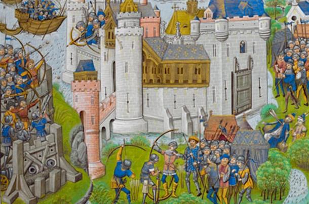 The Siege of Harfleur was a prelude to the Battle of Agincourt. (British Library Board / Public Domain)