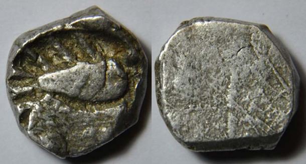 Silver coin of Avanti mahajanapada (4th century BC). (Jean-Michel Moullec/CC BY 2.0)