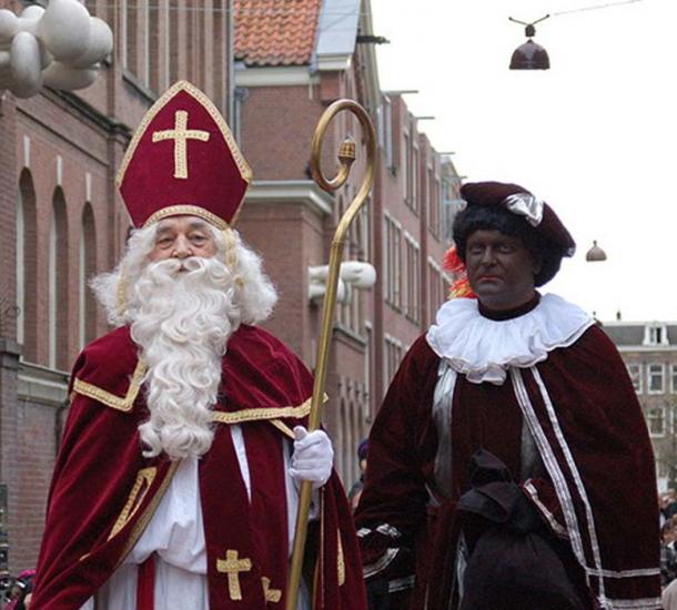 Sinterklaas y Zwarte Piet. (Michell Zappa / CC BY SA 2.0)