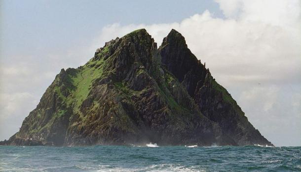 The majestic and isolated Skellig Michael off Ireland’s coast.