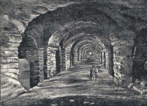 Thorough Exploration Of The Tunnels At The Serapeum At Saqqara In Egypt Sketch-of-the-Serapeum