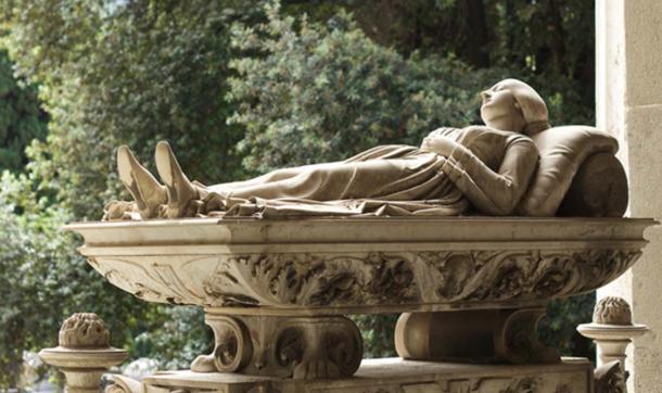 The ’Sleeping Beauty’ at Staglieno Cemetery 