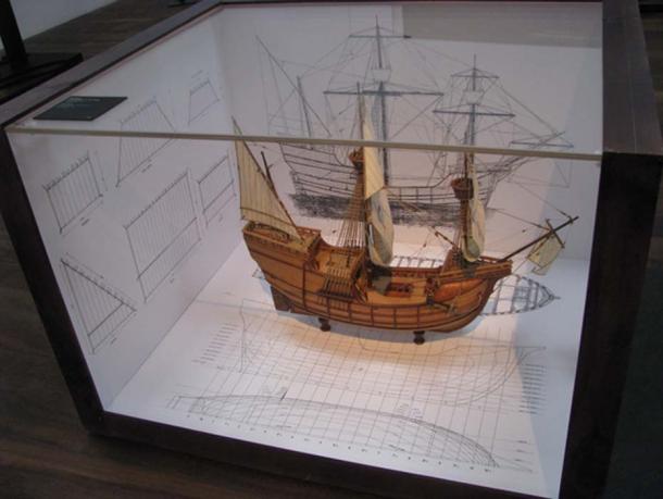 Small replica of a ship