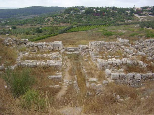 Soloman’s Gate at the archaeological site of Tel Gezer, Israel