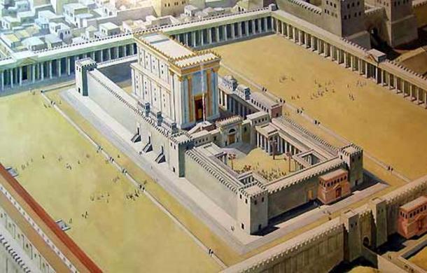 Una ilustración del Templo de Salomón en Jerusalén.