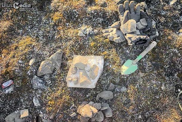 Some of the lithic items that have been found by the surface search. (Image: Ulas Media)