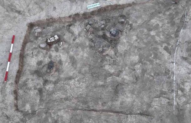 Songshan Painted Pottery Site in Chifeng, Inner Mongolia.  Credit: Inner Mongolia Daily.
