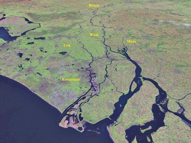 The Spanish Tercio of Francisco Arias de Bobadilla was deployed to the island Bommelerwaard, located between the Maas and Waal rivers.