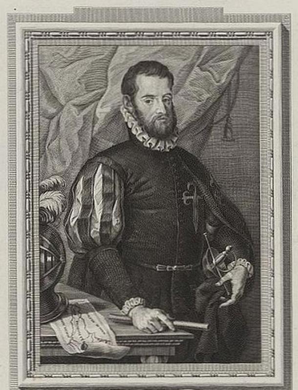 Spanish admiral Pedro Menéndez de Avilés (1519-1574) by Francisco de Paula Martí (1762-1827). 