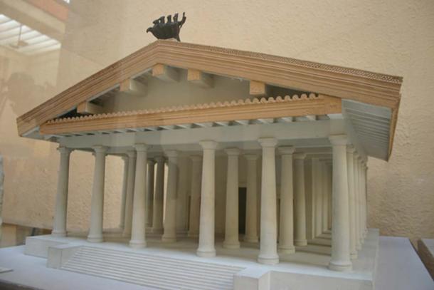 Speculative model of the first Temple of Jupiter Optimus Maximus, 509 BC. (Hiro-o / CC BY-SA 3.0)