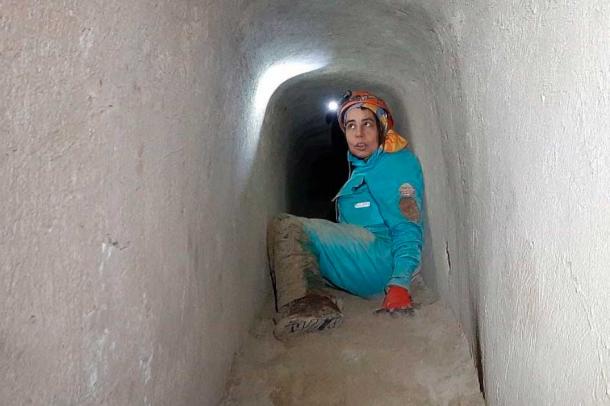 Speleologists explore the Aqua Augusta, a Roman aqueduct that was previously the least-documented aqueduct in the Roman world. (Associazione Cocceius)