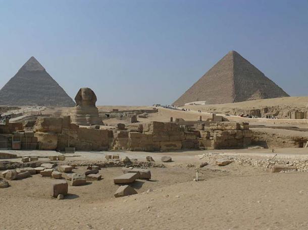 The Sphinx Temple of Giza.
