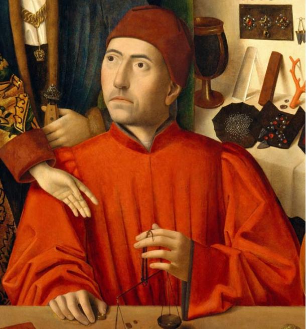 St Eligius in His Workshop