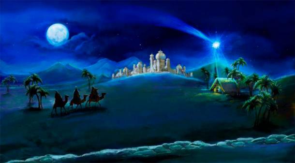 The Star of Bethlehem has become a symbol of divine guidance throughout history. Also, astronomers have speculated that the Star of Bethlehem from the Nativity story was a Jupiter and Saturn planetary conjunction, occurring over 2,000 years ago. (honeyflavour / Adobe Stock)