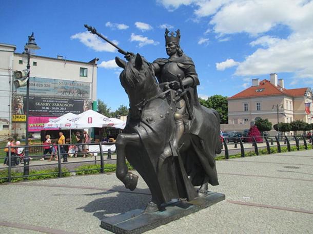 Statue of Casimir IV Jagiellon in Malbork.