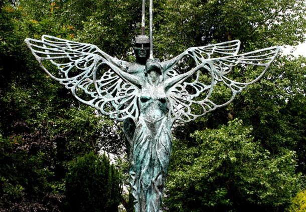 Statue of Midir and Etain in Ardagh, Ireland