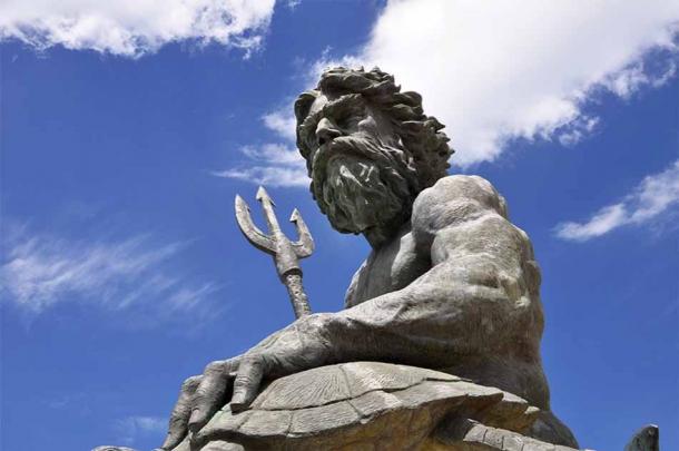 Statue of Neptune, the Roman version of Poseidon. (Jovan Peric / Adobe Stock)