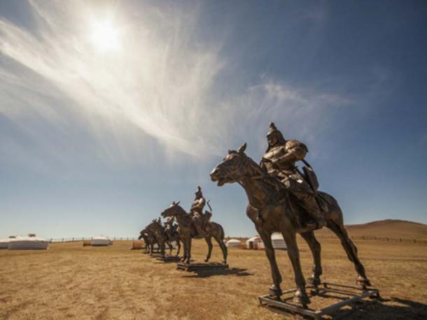 Statues of Genghis Khan’s Warriors. (tiplyashina/via Fotolia)