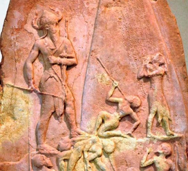 Stele of the Akkadian king Naram-Sin, ruler of the Akkadian Empire. (Fui in terra aliena / Public Domain)