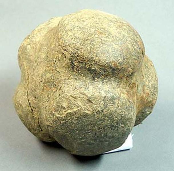 Figure 11. Stone sphere found on Orkney. (Photo credit: Orkney Archaeology)