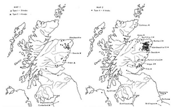 Figure 4. Stone sphere distribution