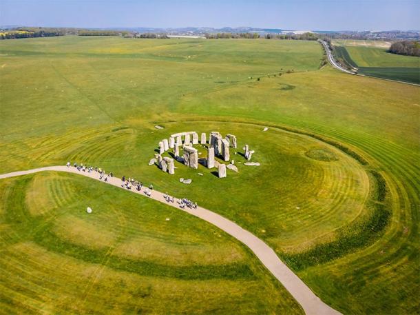 Despite what some people say, the Stonehenge engineering was not just like Lego. Pictured: Aerial shot of Stonehenge during the summer. (Alexey Fedorenko / Adobe stock)