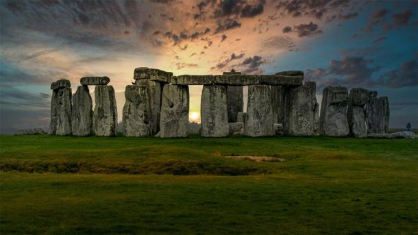 The ingenious Stonehenge engineering pictured during sunset. (Terry / Adobe stock)