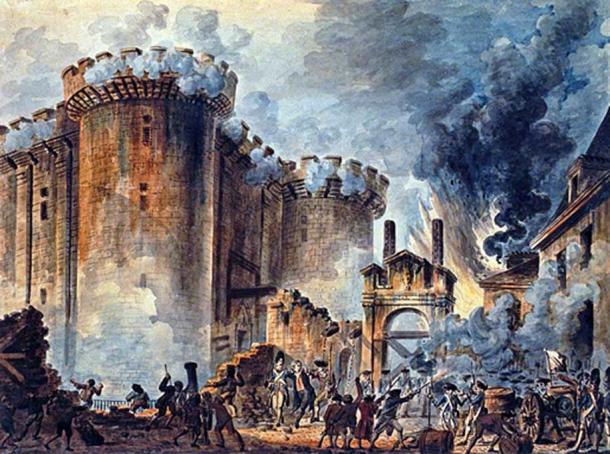Storming the Bastille, 1789 (Public Domain)