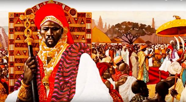 Sunni Ali, Askia the Great expanded the Songhai Empire through military means and implemented reforms. Source: Ronu Creative / YouTube Screenshot.