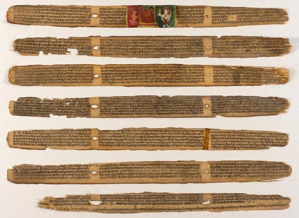 Part of a 12th or 13th century copy of the Sushruta Samhita from Nepal. Los Angeles County Museum of Art.