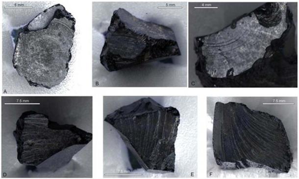 Sutton Hoo Bitumen samples. Burger et al (2016)